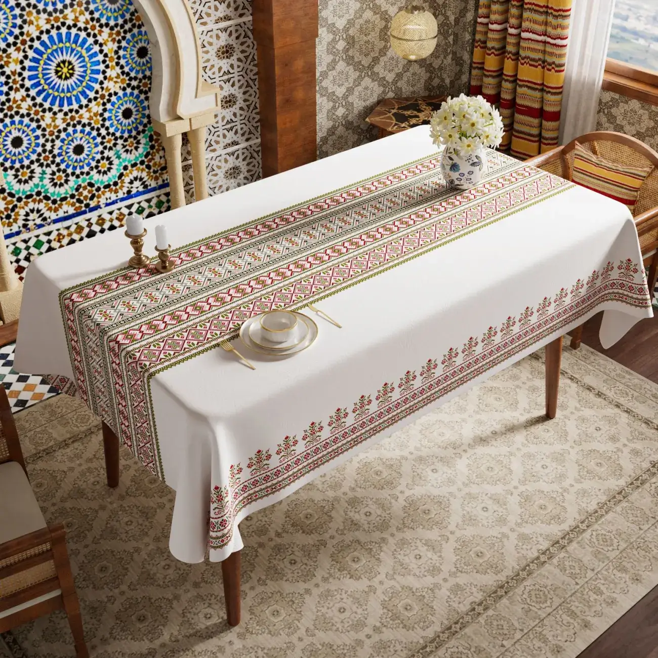 Ethnic Pattern Tablecloth